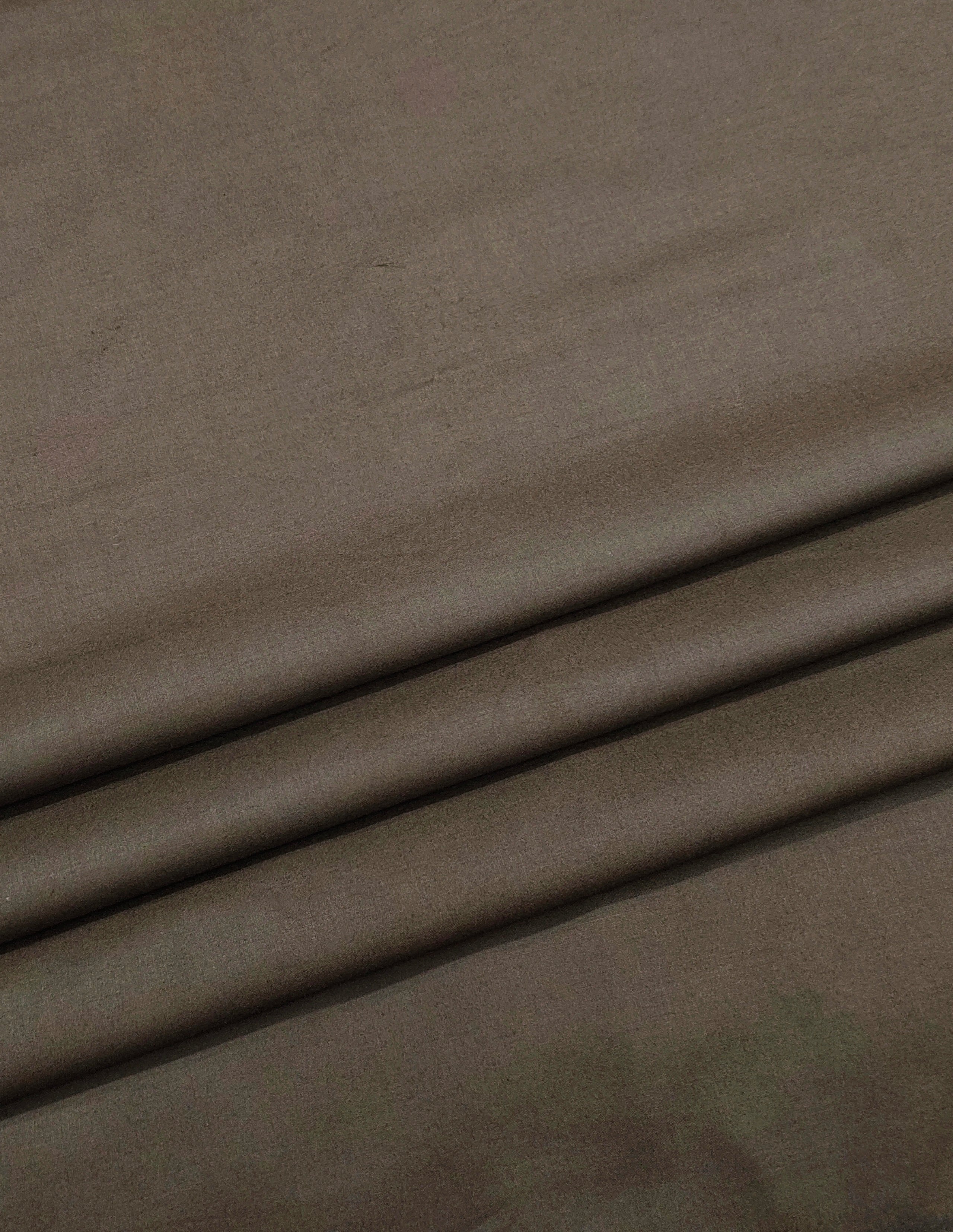 Stone Brown Giza Cotton Shirt Fabric for Men