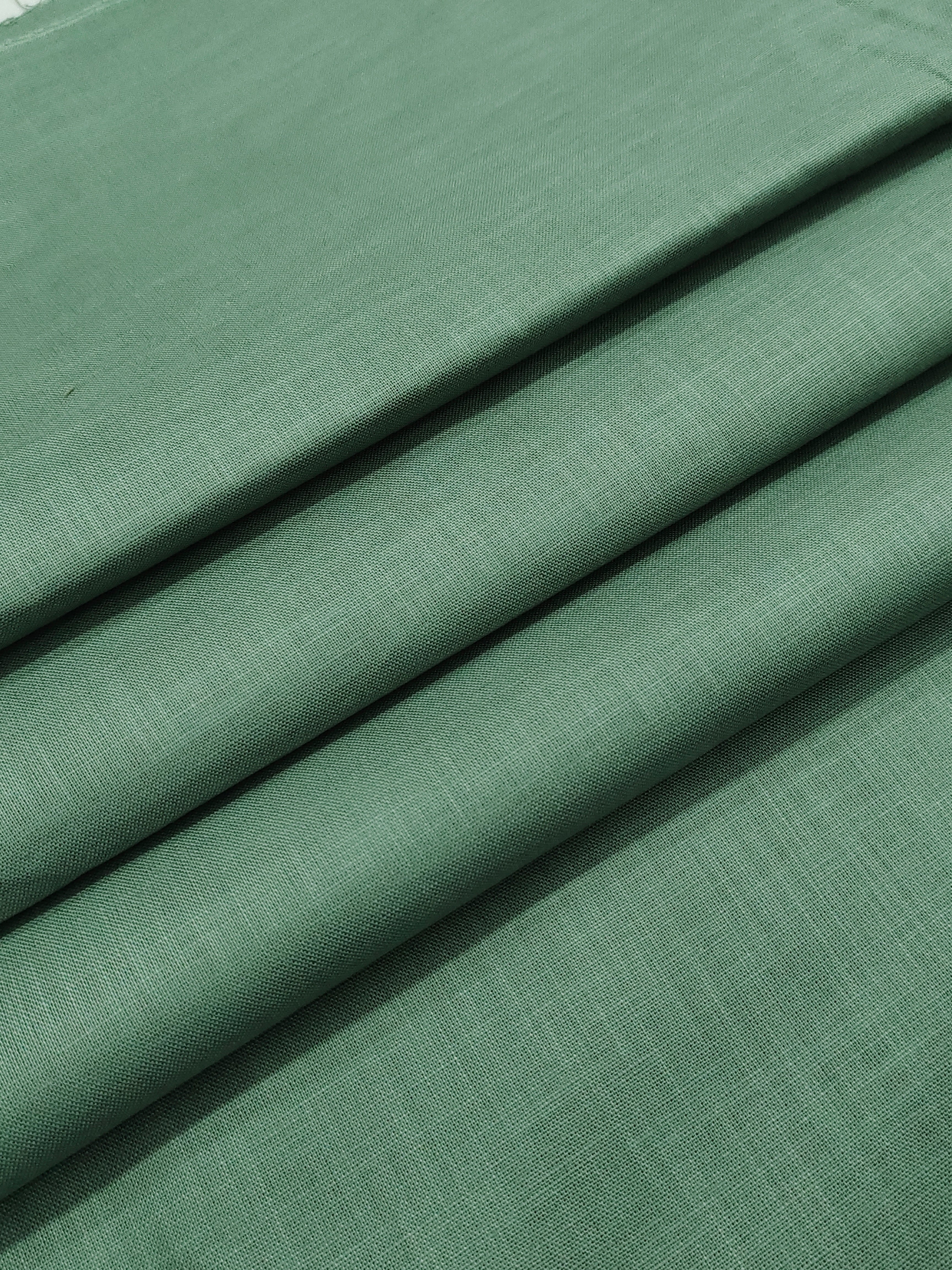 Mint Green Semi Linen Shirt Fabric