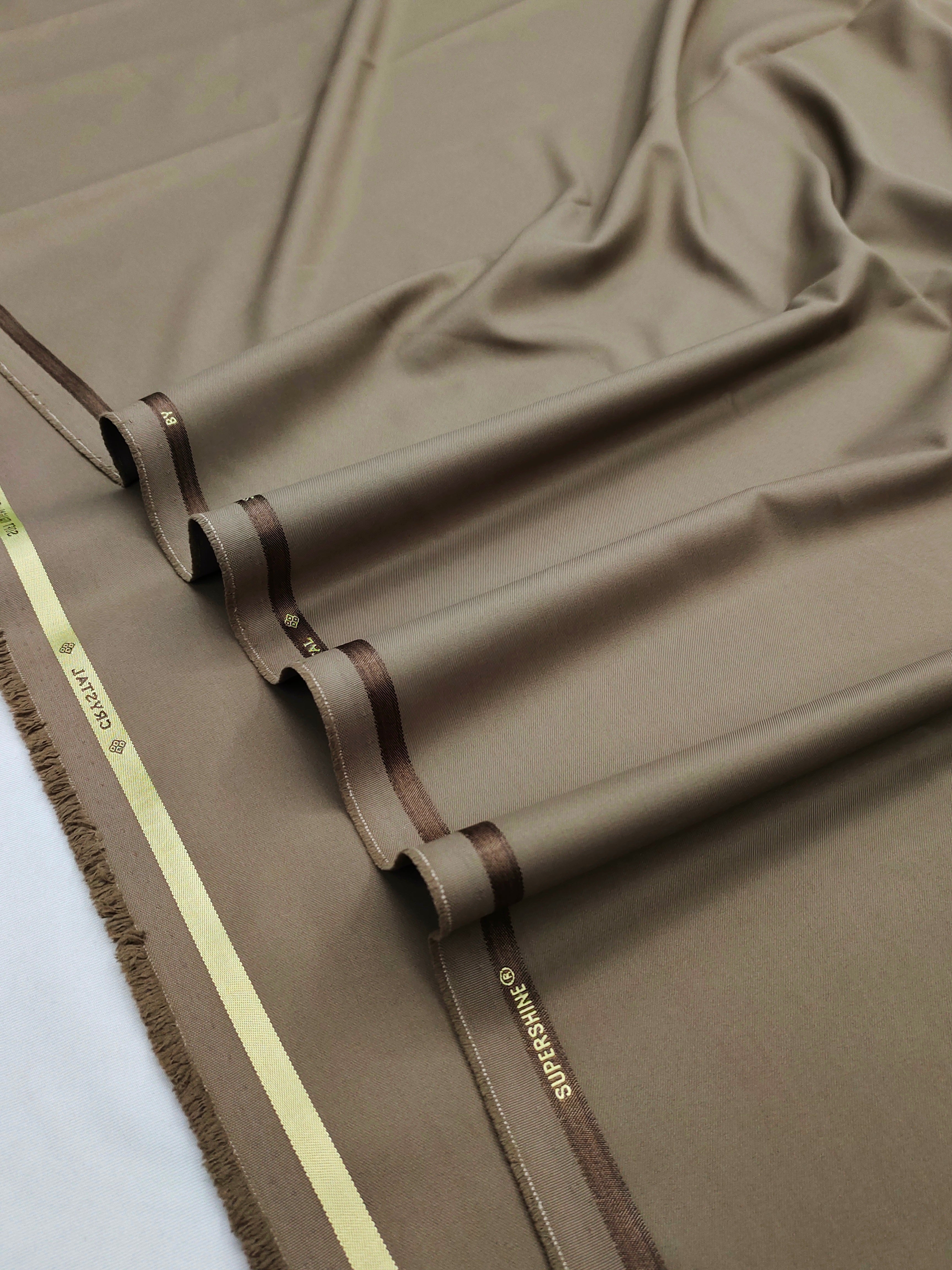 Premium Ivory & Mushroom Beige Cotton Fabric Combo
