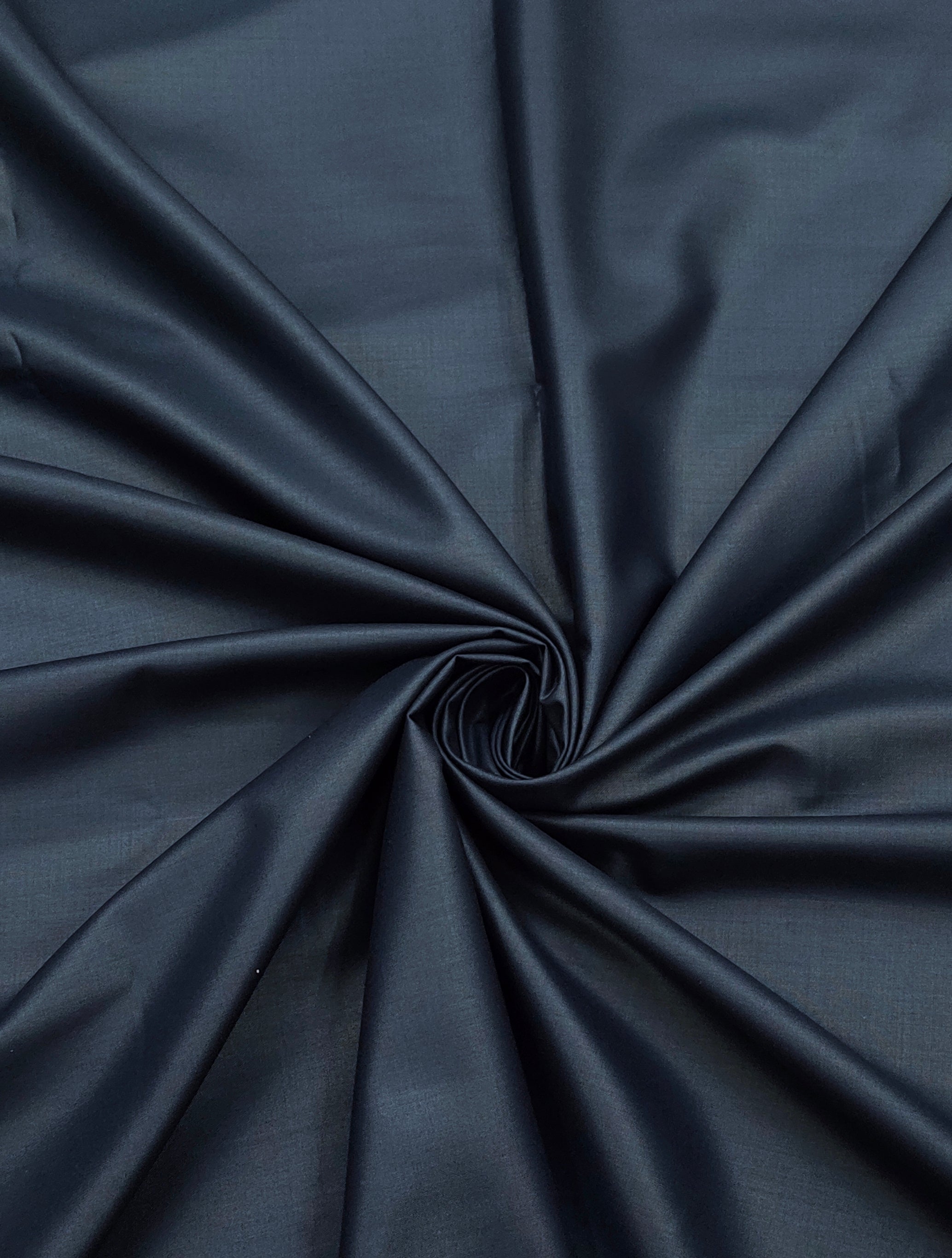 Blue Graphite Giza Cotton Shirt Fabric for Men