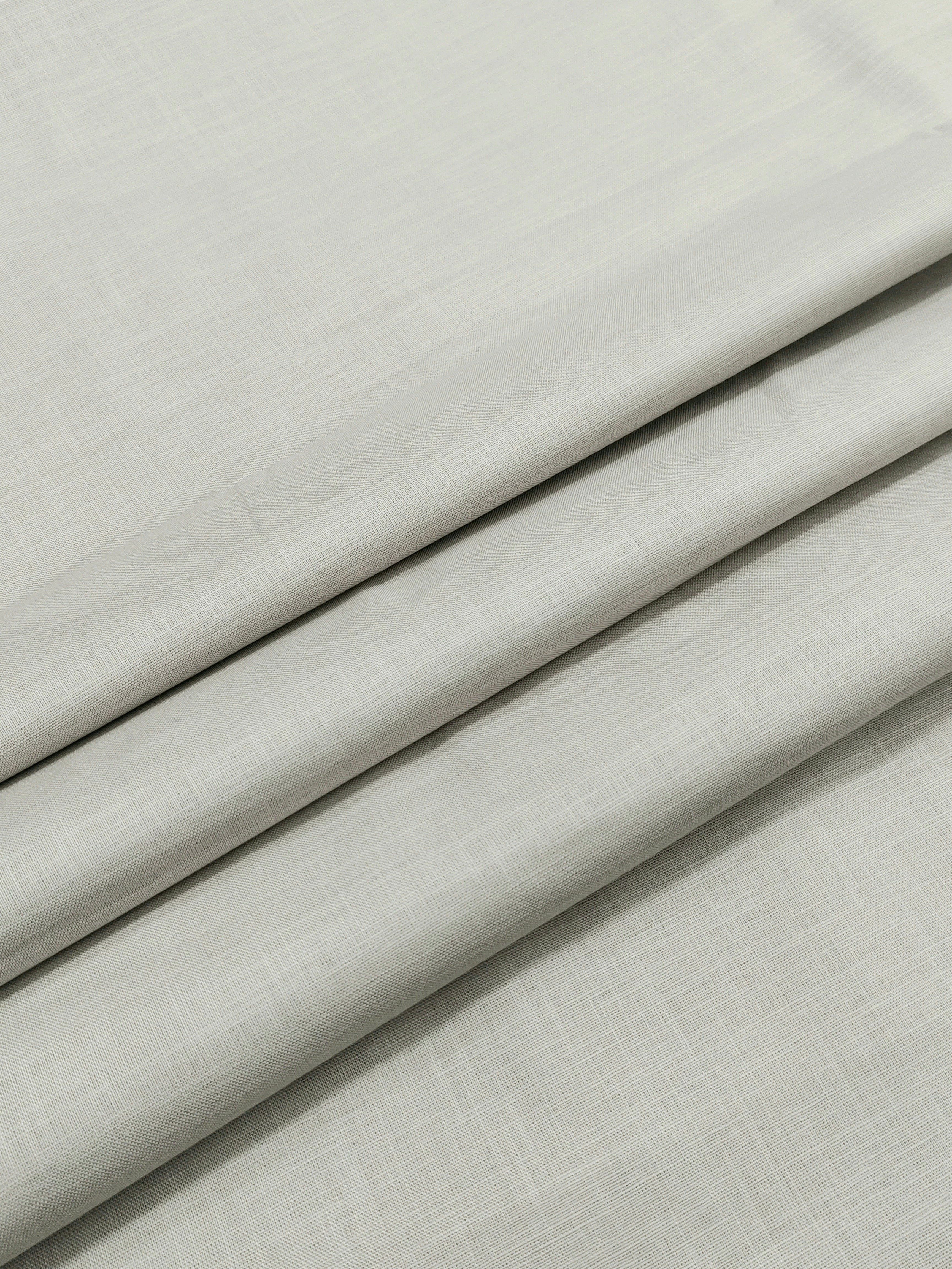 Sand Beige Semi Linen Shirt Fabric for Men's