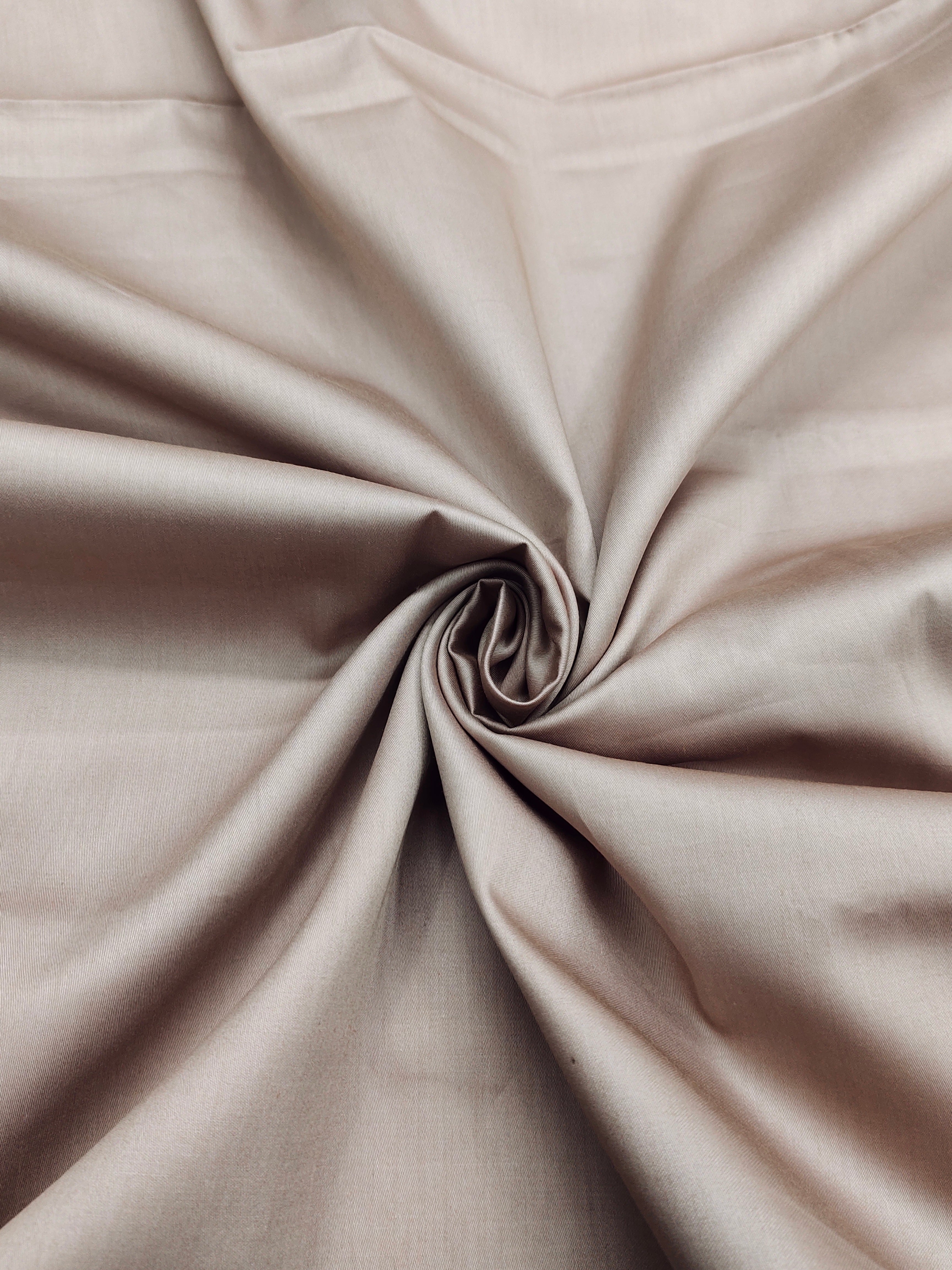 Pearl Beige Cotton Shirt Fabric for Men – Breathable Material