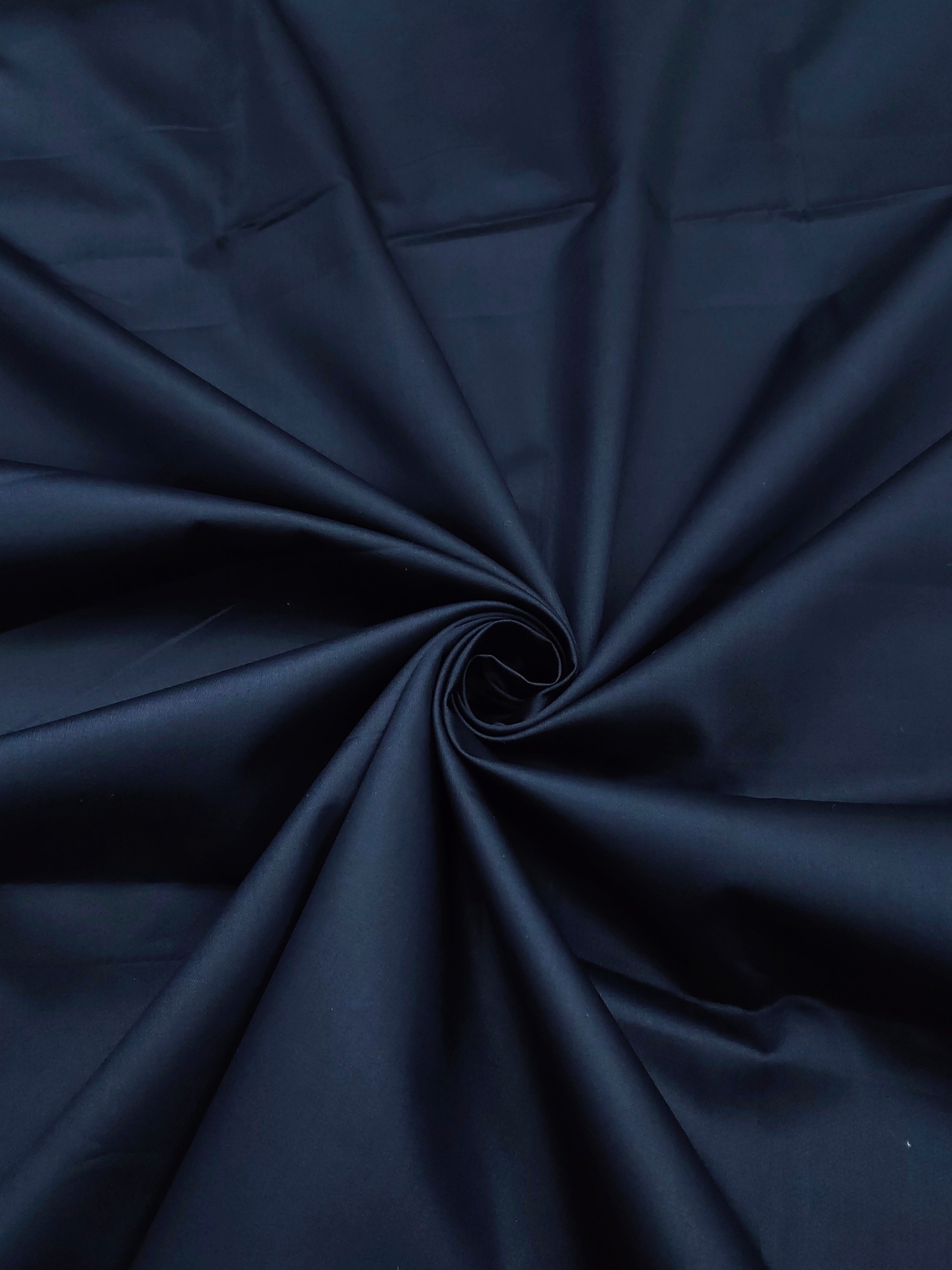 Sapphire Navy Blue Premium Cotton Trouser Fabric