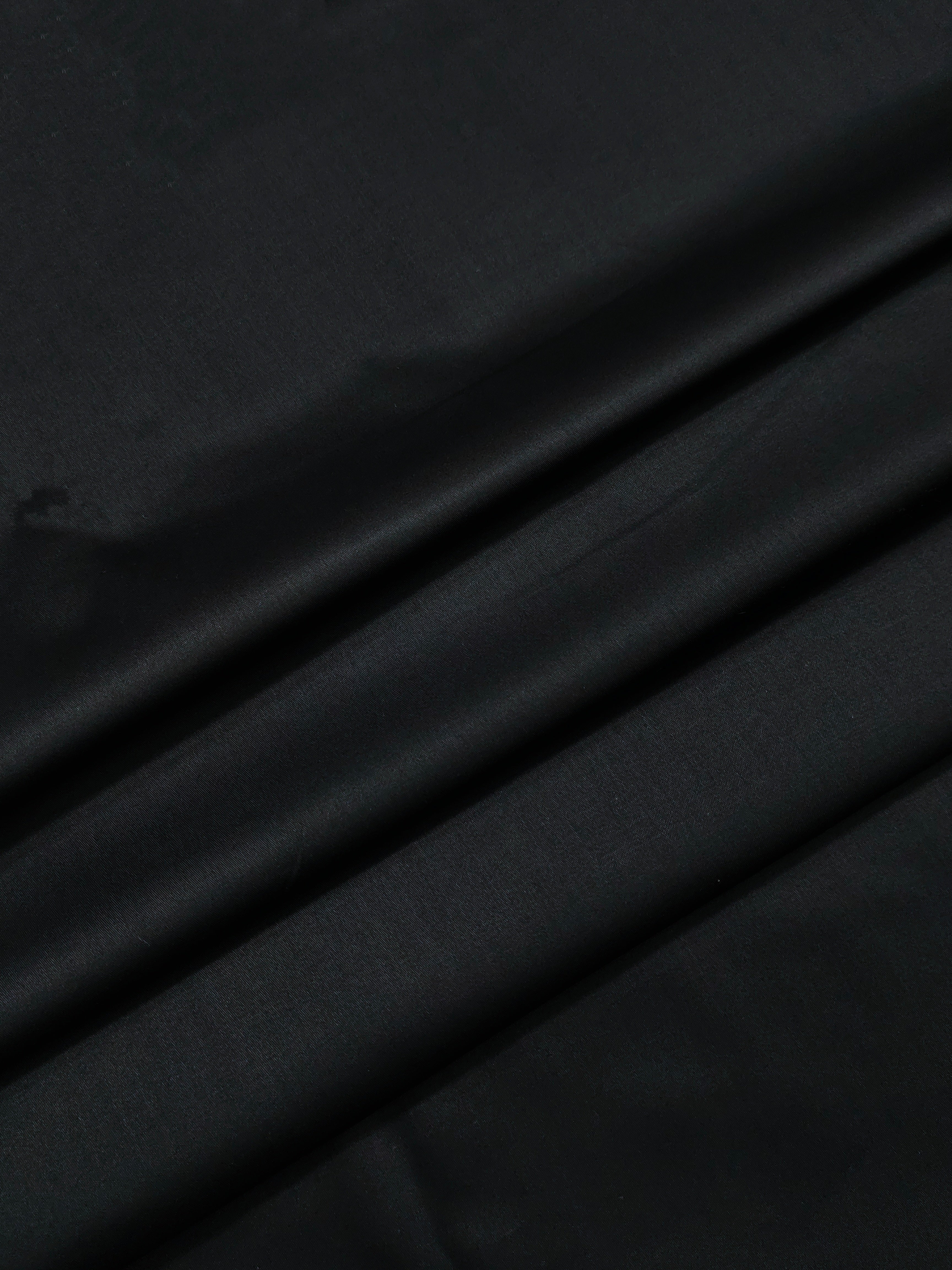 Midnight Black & Moon Grey Cotton Combo Fabric